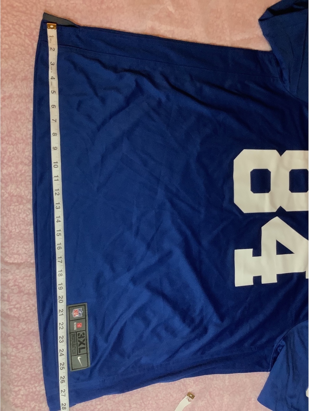 Nike NFL Indianapolis Colts #84 Warren 3XL Blue Jersey - Picture 3 of 4